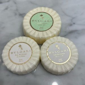 Bvlgari soap set of 3